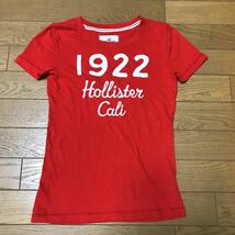 HOLLISTER WOMEN’S SHORT SLEEVE T-SHIRTS size-XS(着丈52身幅36) 中古 送料無料 NCNR_画像1