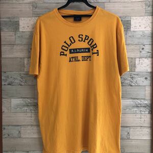 90s POLO SPORT RALPH LAUREN ポロスポーツ ラルフローレン ロゴ プリント 半袖Tシャツ