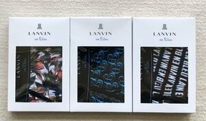 LANVIN en Bleu ランバン オン ブルー ボクサーパンツ Ｌサイズ ローライズ 日本製 3枚セット ☆送料無料