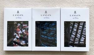 LANVIN en Bleu ランバン オン ブルー ボクサーパンツ Lサイズ ローライズ 日本製 3枚セット ☆送料無料