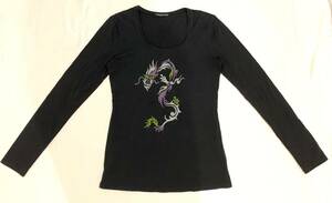 vivienne tam ヴィヴィアンタム　カットソー　トップス　Tシャツ　長袖　ドラゴン　龍　dragon