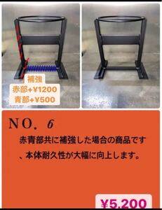 薪割り機マットブラック か自作 手作り ハンドメイド キャンプ ご購入ページ 補強あり