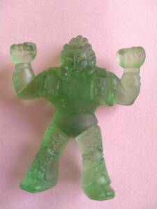 キン消し　ザ・マンリキ　B　クリア　レアカラー　　消しゴム　クリアグリーン　フィギュア　キンケシ　緑 KINKESHI　kinnikuman　figure