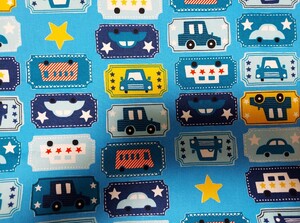 車柄生地 ハギレ ハンドメイド 110×50cm