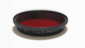 [36.5mm] Leitz/Leica R.h. Rh light red filter Summitar 50mm F2 for [F3967]