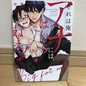 (2冊カウント) それは俺のアナには、はいらねえよ 彩枚サトル BLコミック ボーイズラブ 同梱可能