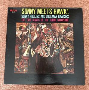 個人所蔵　ソニー・ロリンズ　SONNY MEETS HAWK! SONNY ROLLINS AND COLEMAN HAWKINS　LPレコード　ジャズ 