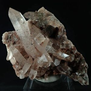 クォーツ クラスター MQK109 インド ヒマチャルプラデシュ州 クル マニカラン産 水晶 261.5g サイズ約78mm×106mm×47mm 天然石 原石