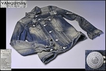 VANQUISH ★ ペイント加工 Gジャン ★ サイズ：L ★ 品番：VJJ4030 ★ ジージャン デニムジャケット ★ ヴァンキッシュ ★_画像1