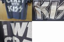 ビンテージ KISS メンズ M Hanes バンド Tシャツ 古着 キッス 80s 力 CRAZY NIGHTS 88_画像10