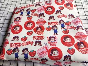 不二家 ペコちゃん カット生地 ハギレ はぎれ ハンドメイド