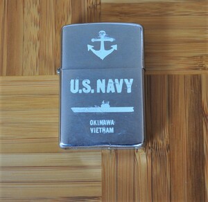 * редкий глубокий .VIETNAM WAR US NAVY USS OKINAWA VIETNAM Cigarette Lighter*