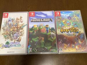 送料無料 新品未開封 セット ニンテンドースイッチ マインクラフト ポケモン 不思議のダンジョン 救助隊DX マイクラ Switchスイッチ ソフト
