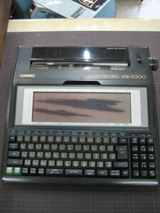 CASIO Casio Japanese word processor CASIOWORD HW-7000 Junk ( liquid crystal crack )