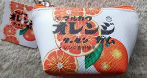 ma LUKA wa orange f-sen chewing gum triangle Mini pouch 