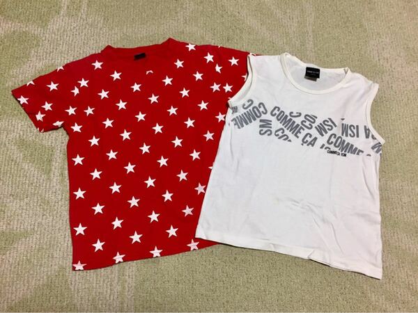 男のコ 半袖Tシャツ・タンクトップ 2枚セット ★120