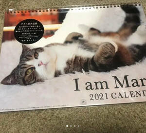 I am Maru まるちゃん　カレンダー　猫　壁掛け　2021年