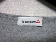 ルコック le coq sportif 半袖 Tシャツ カットソー グレー M 東9683_画像5