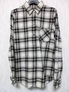  theory theory check pattern flannel shirt S/P higashi 9554