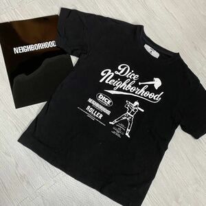 【即決】希少　レア　Neighborhood ネイバーフッド Tシャツ Dice ダイス　roller モノトーン　ブラック　黒