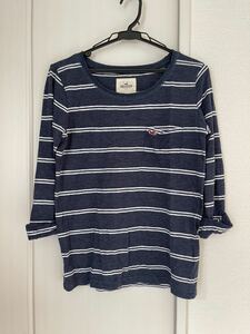 HOLLISTER* Hollister for women border cut and sewn T-shirt S size 