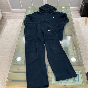PUMA スウェット上下 ブラックMサイズ