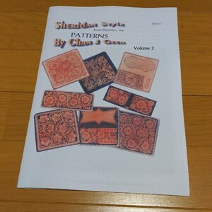 レザークラフト カービング 図案 A4 ハンドメイド材料