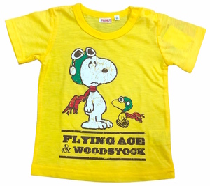 ★即決★新品タグ付 PEANUTS★スヌーピー チャーリーブラウン★ベビー★ダメージプリント 半袖Tシャツ★95cm 2-3才 ￥1100