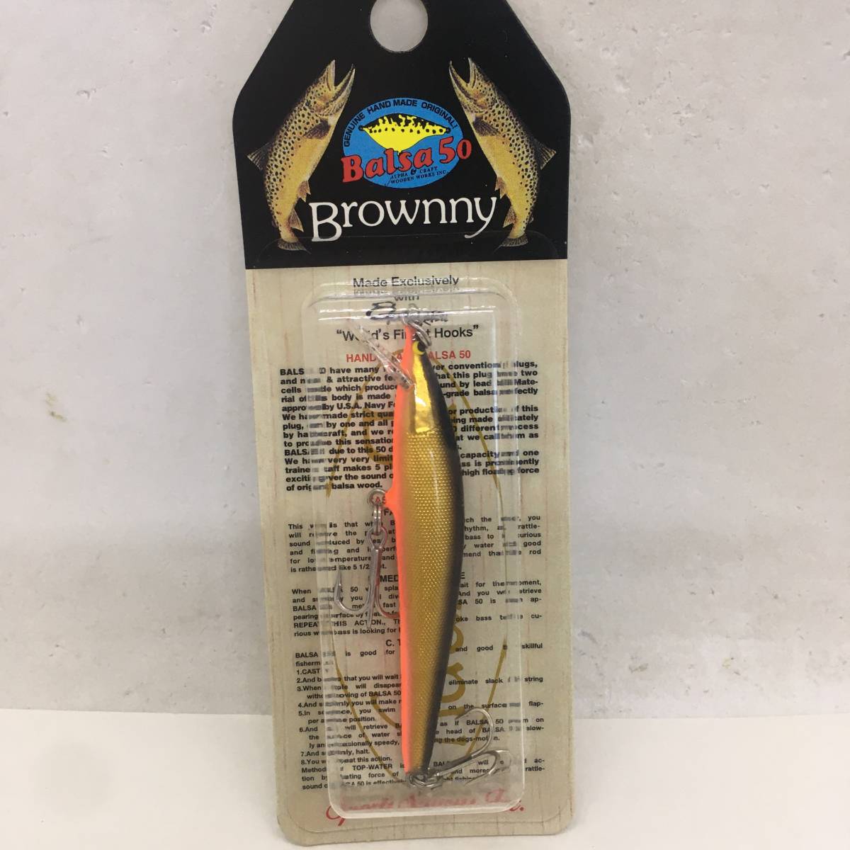 贅沢 〈新品〉ザウルス バルサ50 7cm S ブラウニートラン バルサ50 ...
