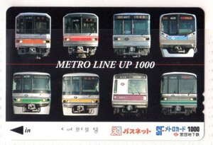 メトロカード・METRO LINE UP～2（使用済み）イオカード・オレンジカード・パスネット