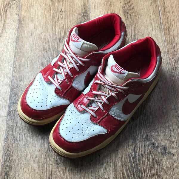NIKE DUNK LOW パテントRED 2001年ヴィンテージ