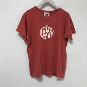 本物レフトフィールドLEFTFIELDコットン半袖TシャツS赤レッドメンズ旅行トラベルアメリカ製アメカジ