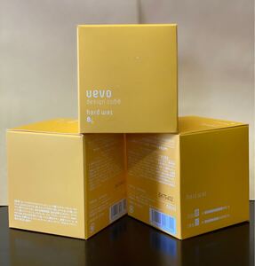 新品。demi uevo デミ デザインキューブ ハードワックス 80g 3個