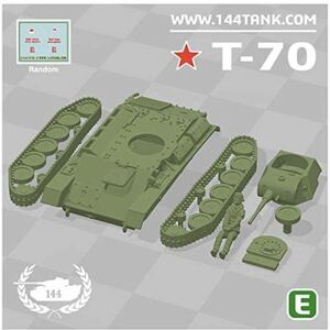 T-70 1/144 軽戦車 レジンキット デカール付属