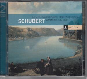 [2CD/Veritas]シューベルト:交響曲第4,5,6&8番他/R.ノリントン&ロンドン・クラシカル・プレイヤーズ