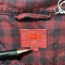 Levi's リーバイス　長袖シャツ　チェック柄　Mサイズ　ビンテージ　US古着　チェックシャツ_画像5