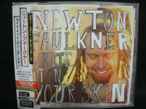 ★同梱発送不可★中古CD / NEWTON FAULKNER / WRITE IT ON YOUR SKIN /ボーナストラック10曲入 / ニュートン・フォークナー