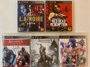 動作未確認 PS3ソフト5本セット アサシンクリード他