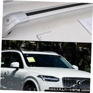 輸入カーパーツ ボルボの新しいシルバーXC90 2015 2016 2017 2018 2019 2020手荷物荷物ルーフラックルーフレールクロスバー