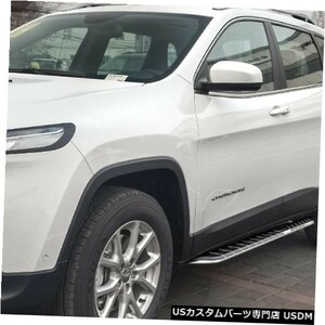 輸入カーパーツ JEEP Cherokee 2014 2015 2016 2017 2018 2019ランニングボードサイドステッ