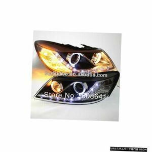 輸入カーパーツ シュコダオクタビア用LEDヘッドランプエンジェルアイズ2011-12 LDタイプ For VW for Skod
