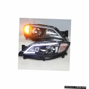 輸入カーパーツ スバルインプレッサWRX 2008-2010年LEDヘッドライトJY For Subaru Impreza WR