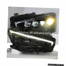 輸入カーパーツ 日産インフィニティq50L LEDヘッドライトブラックハウジングLDV2 2015-2019 For NISSA_画像1