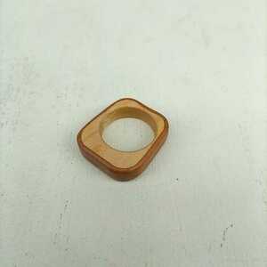 Art hand Auction [Handmade] New/Natural/Wooden/Bread/Uncolored/Ring/Wood Ring/Cherry x Maple/Sakura Wood/Maple/Maple Leaves/Size 13/L04096551/, Handmade, Accessories (for women), others