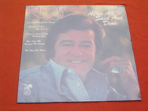 LP・US☆Robert Goulet / After All Is Said And Dane