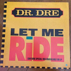 DR. DRE / LET ME RIDE WEST SIDE レコード　バイナル　RAP