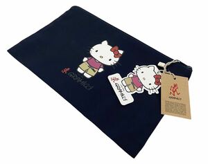 GRAMICCI×HELLO KITTY グラミチ/キティ ポーチ DOUBLE NAVY 未使用品★