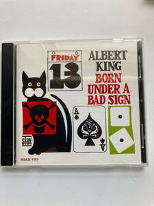 【ブルース】アルバート・キング（ALBERT KING)「BORN UNDER THE BAD SIGN」(レア）中古CD、ドイツオリジナルCD初盤、BL-1024