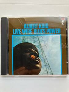【ブルース】アルバート・キング（ALBERT KING)「LIVE WIRE / BLUES POWER」(レア）中古CD、USオリジナルCD再盤、BL-1025