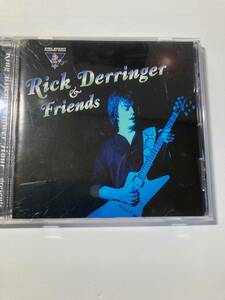【ブルースロック】リック・デリンジャー（RICK DERRINGER)「Rick Derringer & Friends」レア中古CD、USオリジ初盤、BR-55